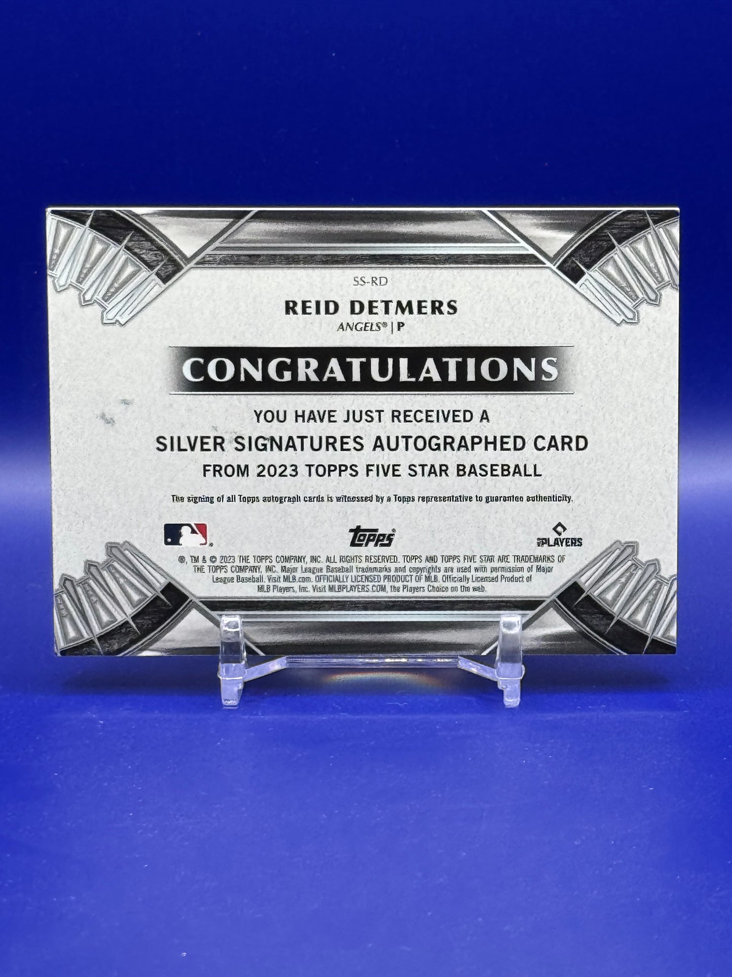 2023 Topps Five Star Reid Detmers #SS-RD