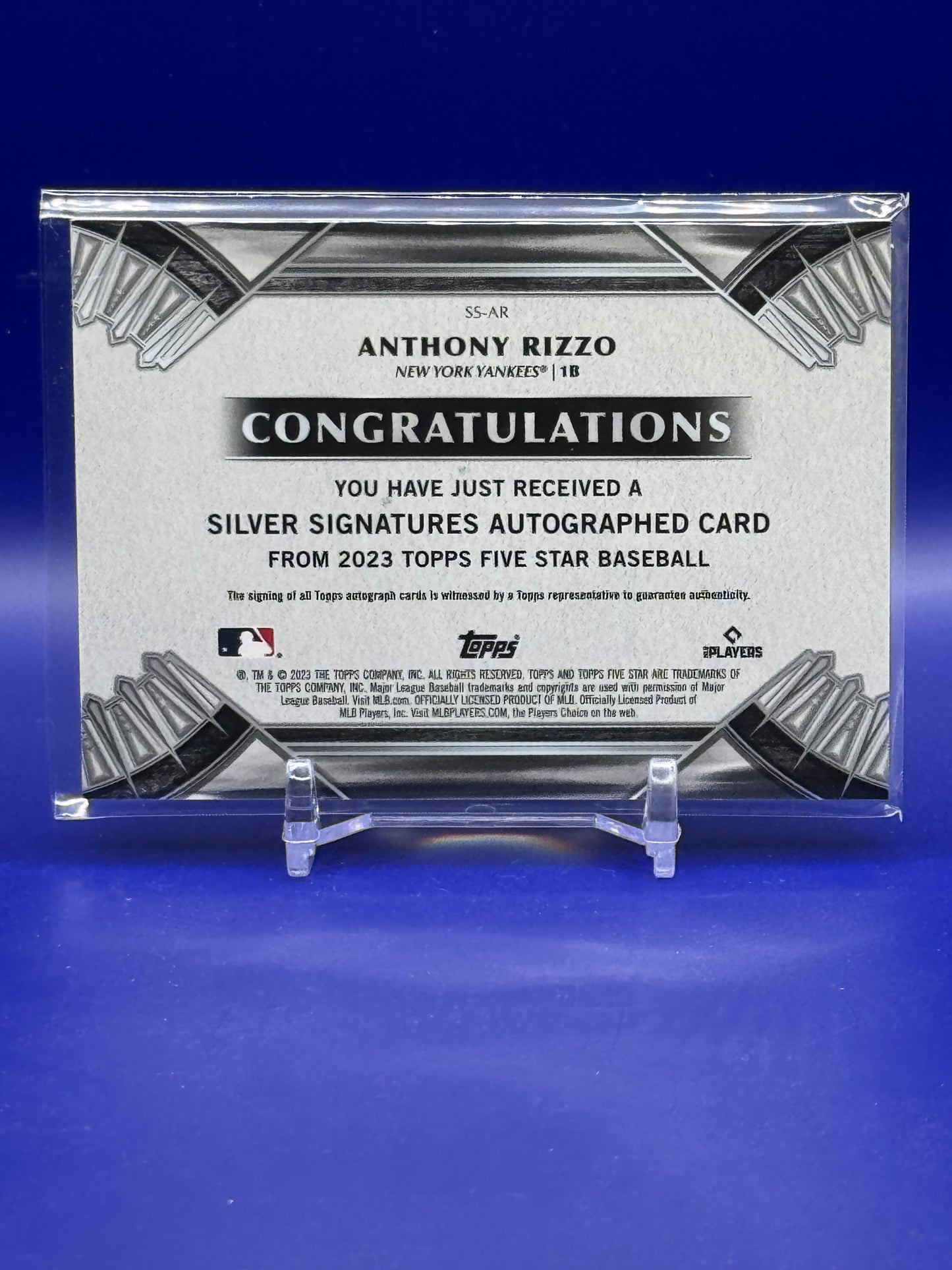 2023 Topps Five Star Anthony Rizzo #SS-AR