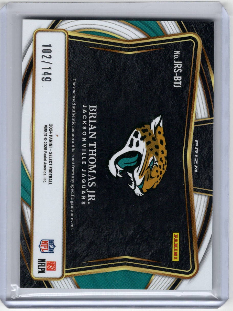 2024 Panini Select Brian Thomas Jr. #JRS-BTJ