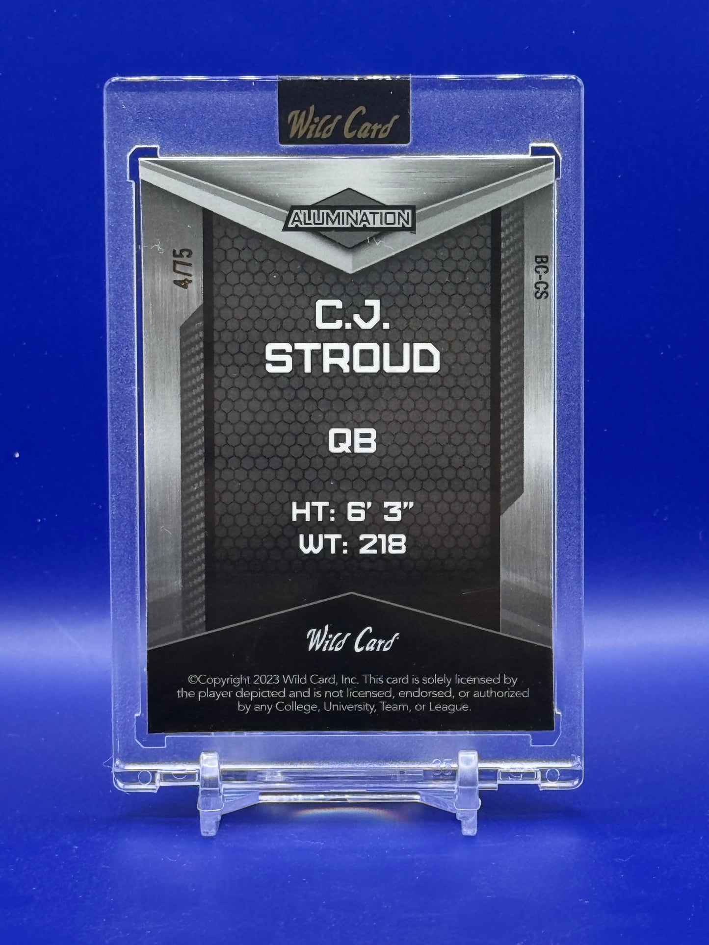 2023 Wild Card Alumination C.J. Stroud #BC-CS