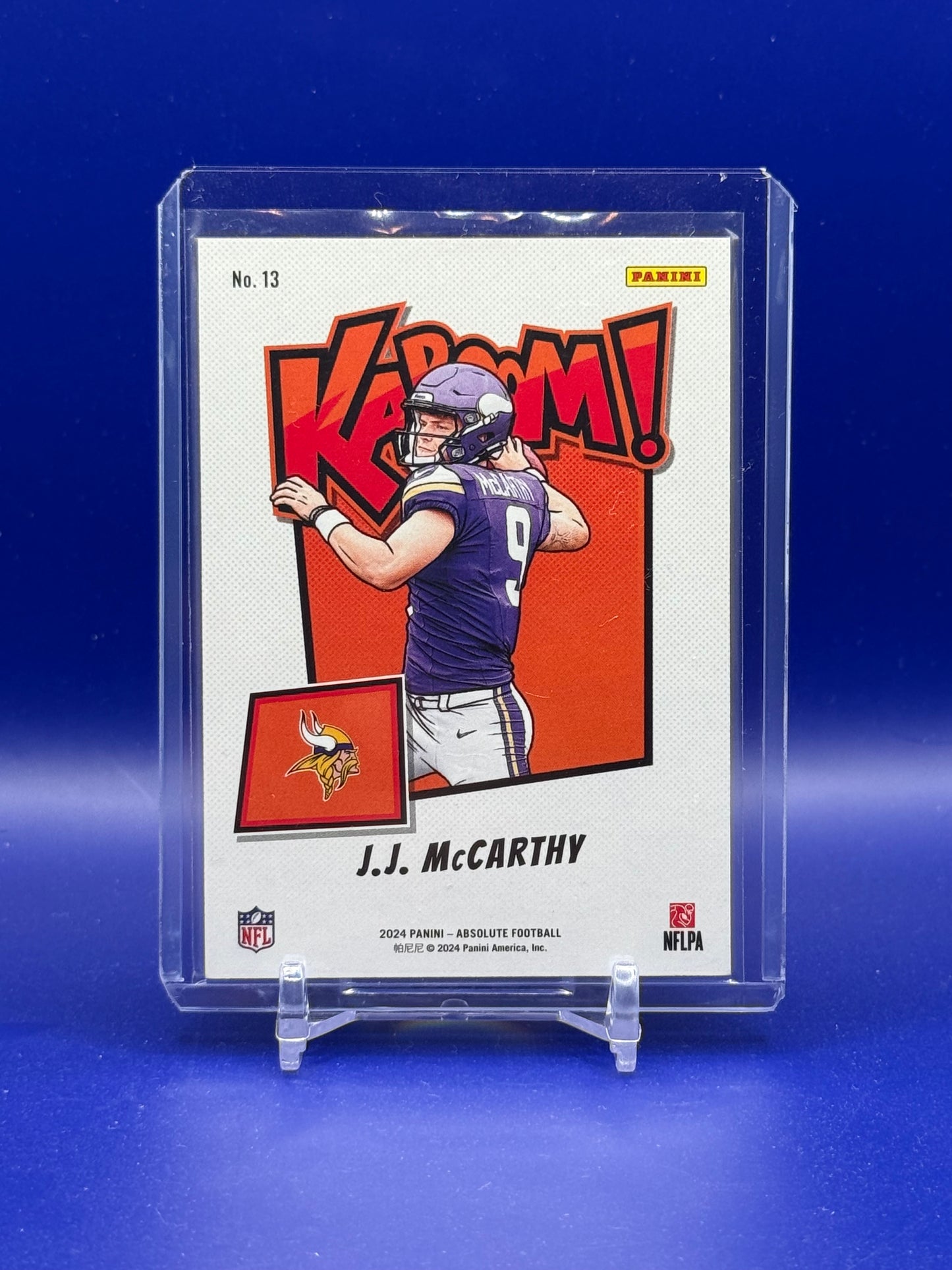2024 Panini Absolute J.J. McCarthy #13