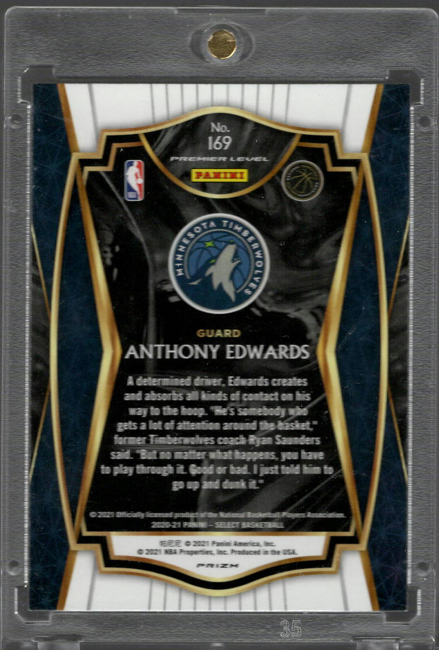 2021 Panini Select Anthony Edwards #169