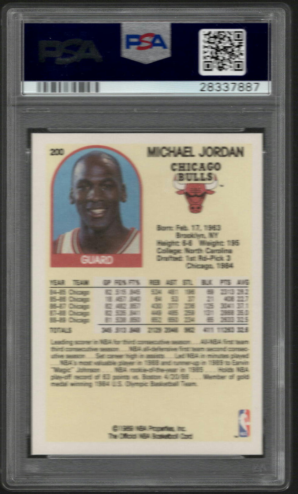 1989 Hoops Michael Jordan #200 PSA 10