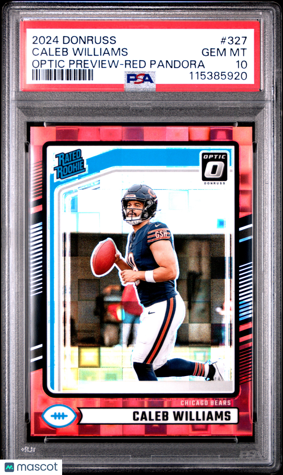 2024 Panini Donruss Caleb Williams #327 PSA 10