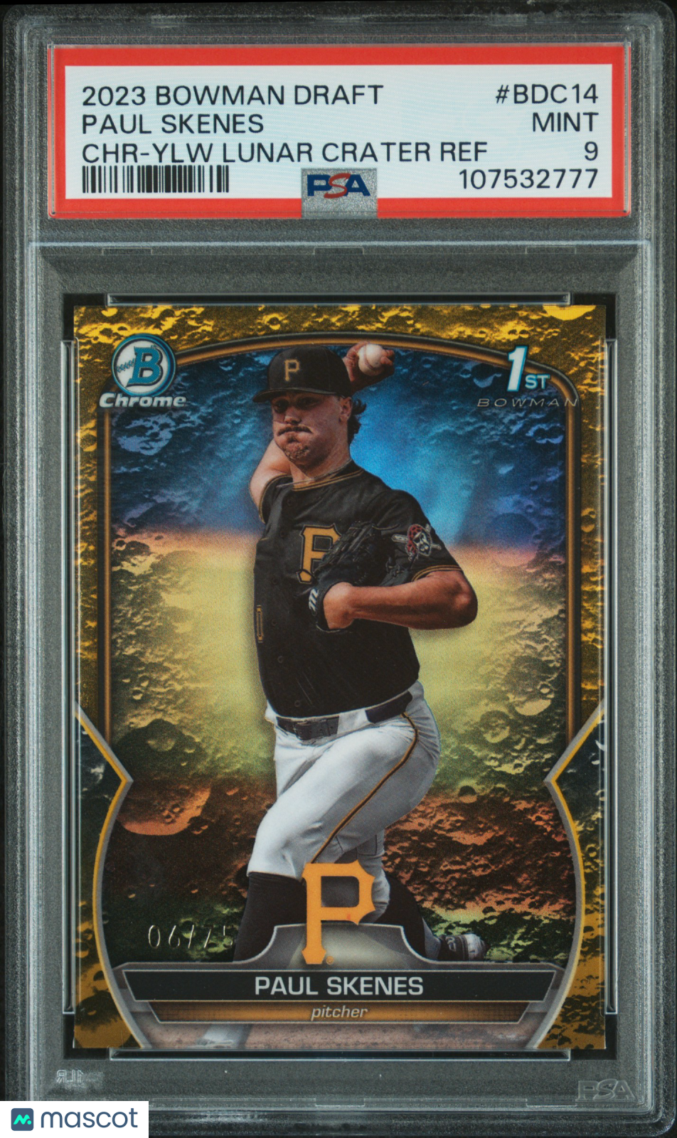 2023 Bowman Draft Paul Skenes #BDC14 PSA 9