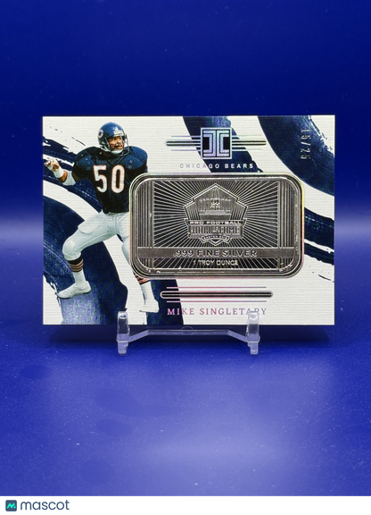 2024 Panini Impeccable Mike Singletary HOF Silver Bar /25 #SH-MS