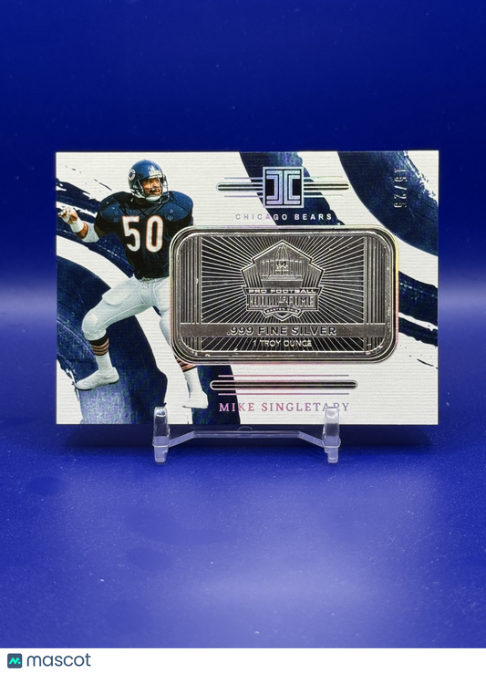 2024 Panini Impeccable Mike Singletary HOF Silver Bar /25 #SH-MS