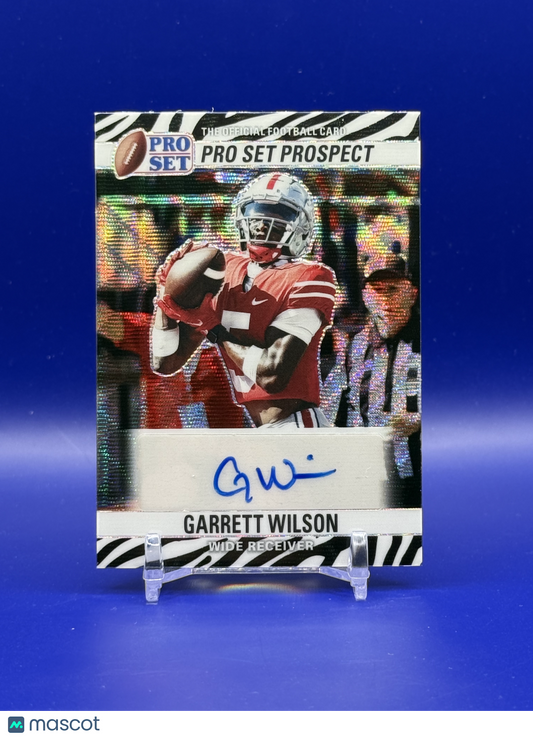 2022 Leaf Pro Set Prospect Garrett Wilson Auto /5 - #90-GW1