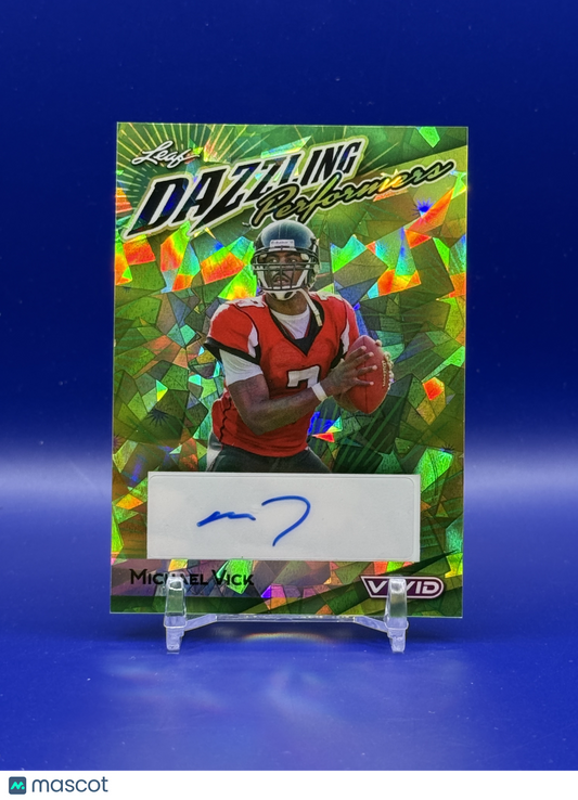 2024 Leaf Vivid Dazzling Performers Michael Vick Auto /4 - #DP-MV1