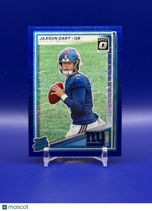 2025 Panini Donruss Optic Jaxson Dart RC Blue Scope #400