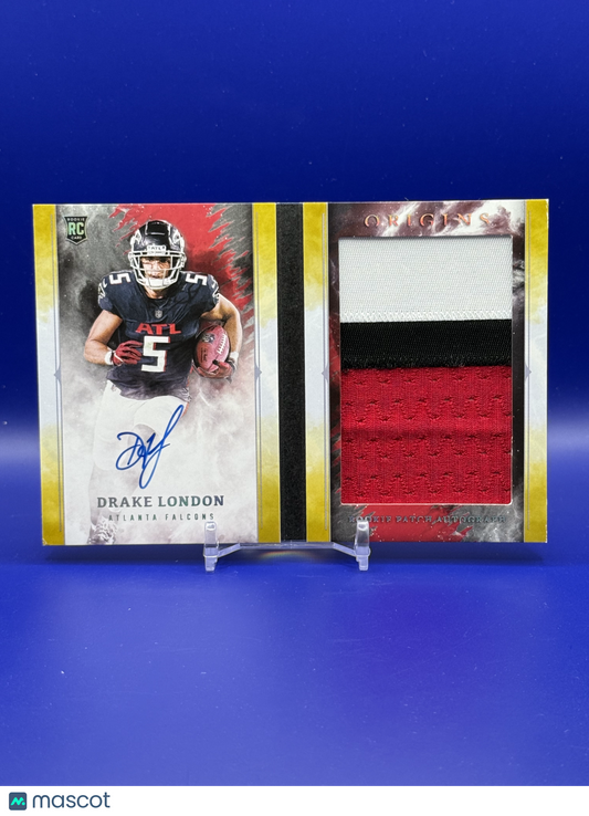 2022 Panini Origins Drake London RPA Booklet /25 #BPA-DLO