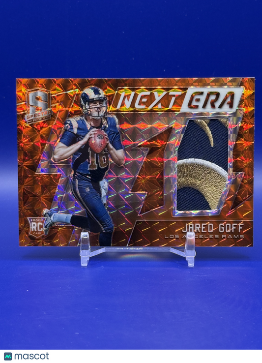 2016 Panini Spectra Next Era Patch RC Jared Goff /3