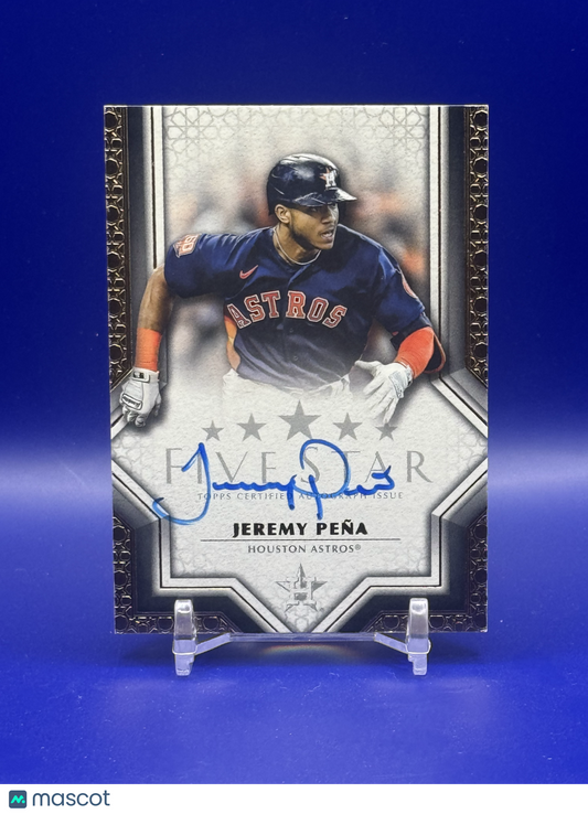 2023 Topps Five Star Jeremy Peña #FSA-JPE