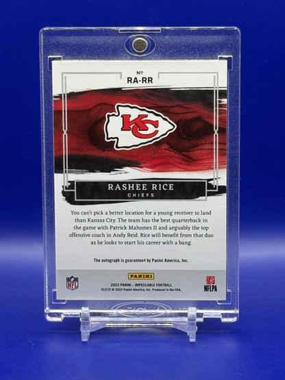 2023 Panini Impeccable Football Rashee Rice #RA-RR