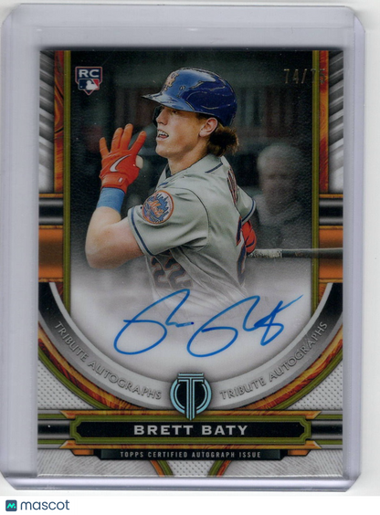 2023 Topps Tribute Brett Baty #TA-BBA