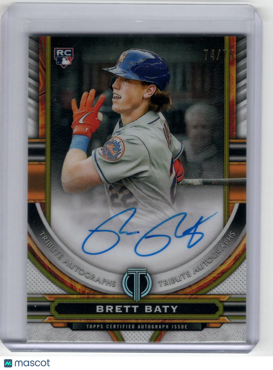 2023 Topps Tribute Brett Baty #TA-BBA