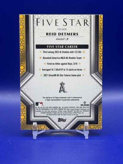 2023 Topps Five Star Reid Detmers #FSA-RDE