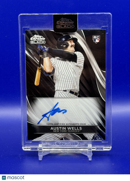 2024 Topps Chrome Black Austin Wells #CBA-AW