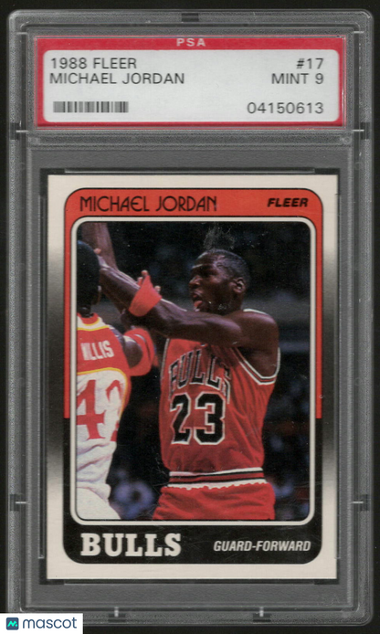 1988 Fleer Michael Jordan #17 PSA 9