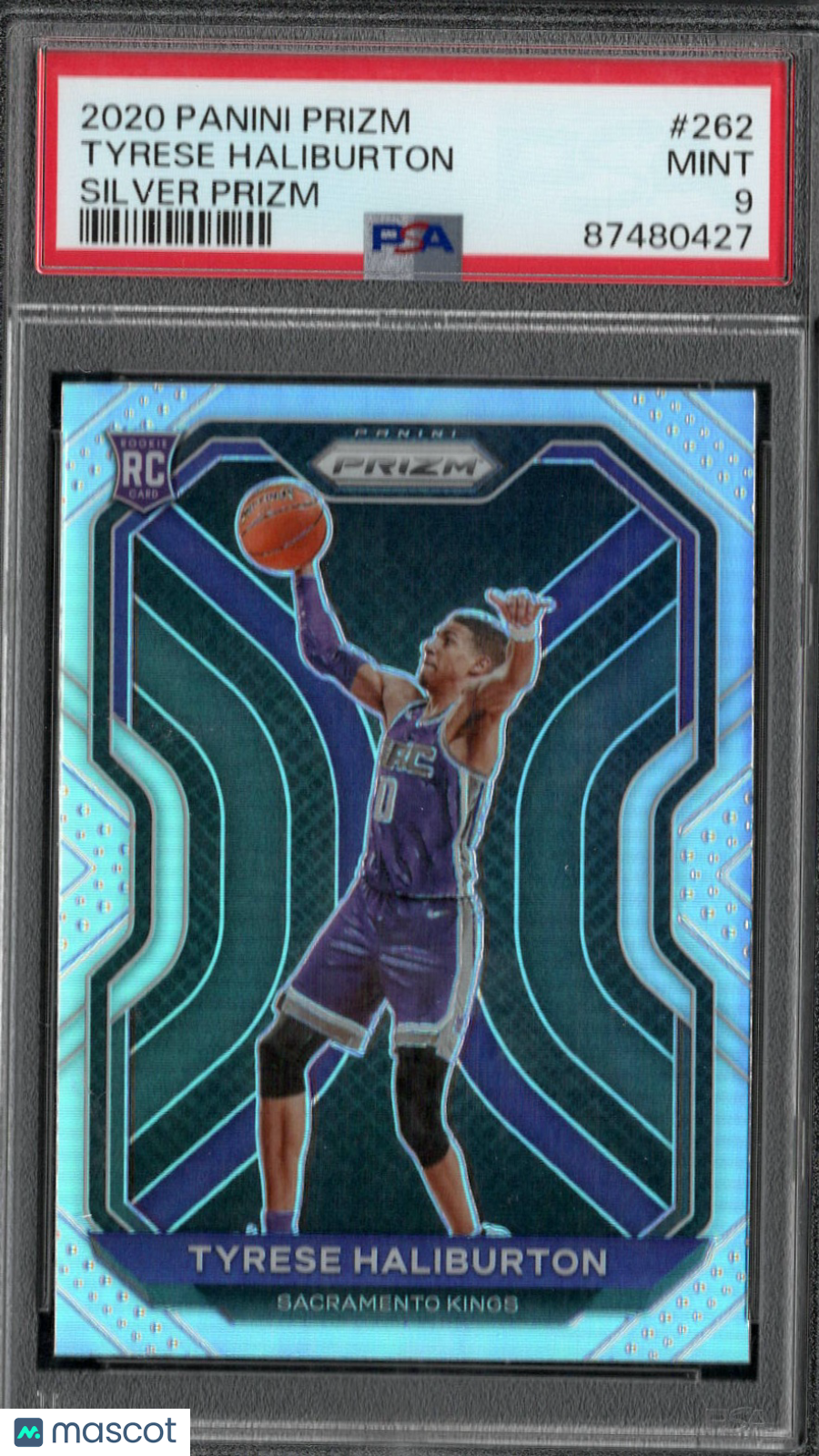 2020 Panini Prizm Tyrese Haliburton #262 PSA 9