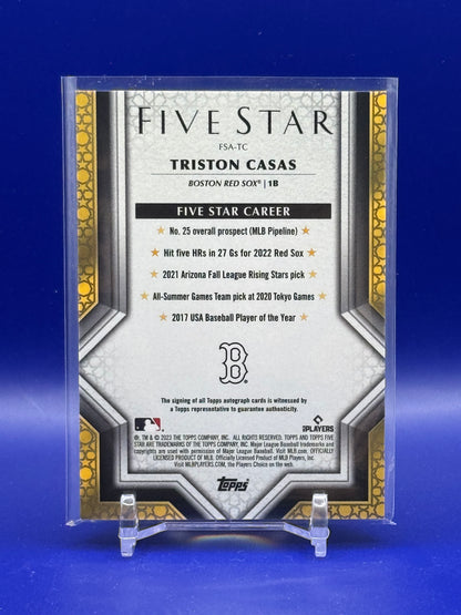 2023 Topps Five Star Triston Casas #FSA-TC