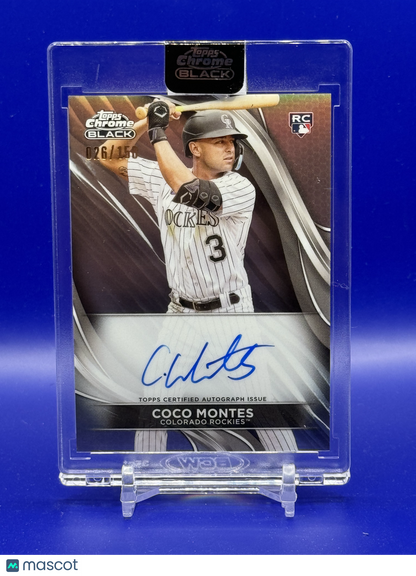 2024 Topps Chrome Black Coco Montes #CBA-CMON