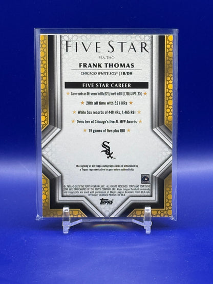 2023 Topps Five Star Frank Thomas #FSA-THO