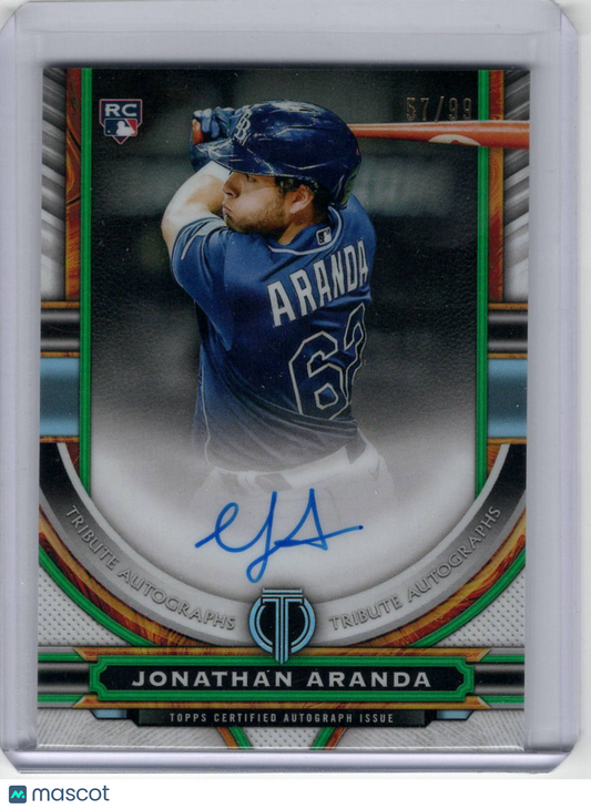 2023 Topps Tribute Autographs Jonathan Aranda #TA-JA