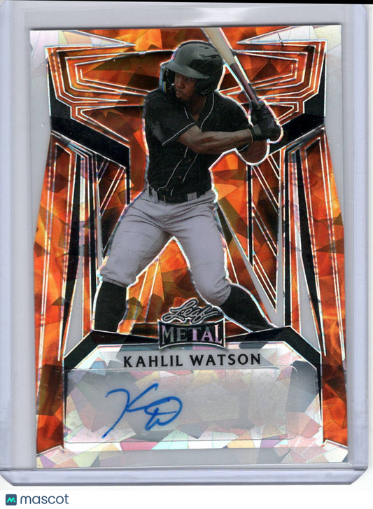 2023 Leaf Metal Kahlil Watson #BA-KW1