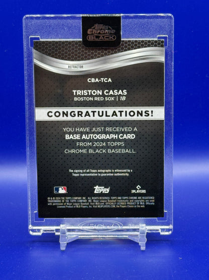 2024 Topps Chrome Black Triston Casas #CBA-TCA