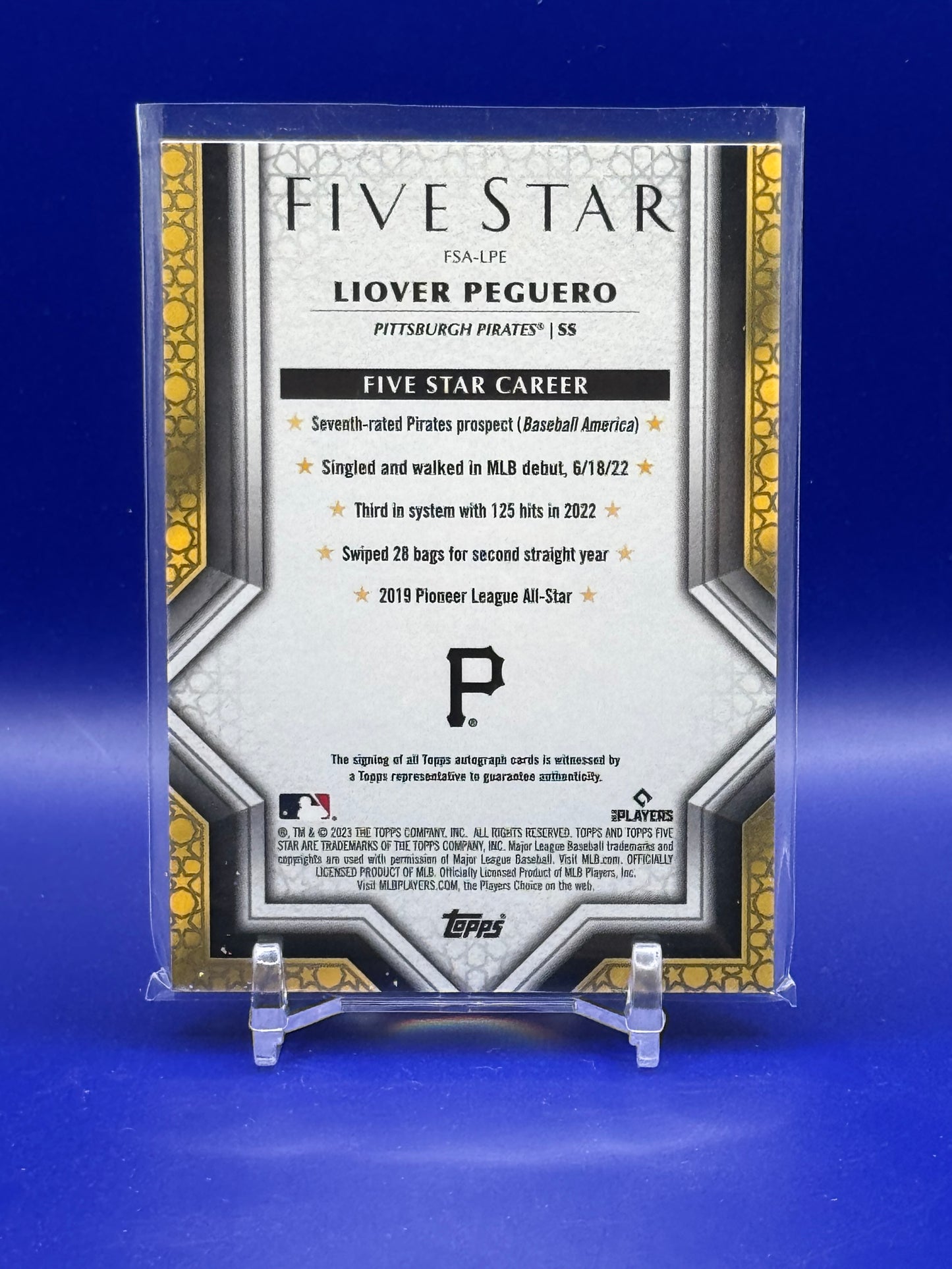 2023 Topps Five Star Liover Peguero #FSA-LPE