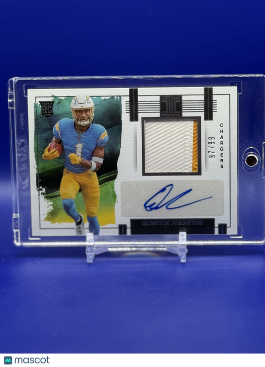 2023 Panini Impeccable Quentin Johnston #RPA-QJ