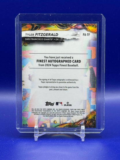 2024 Topps Finest Tyler Fitzgerald #FA-TF