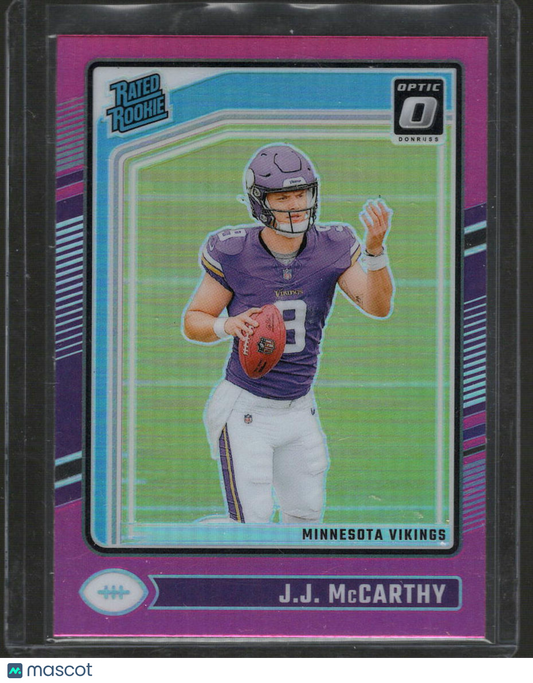 2024 Panini Donruss Optic Prizm J.J. McCarthy #235