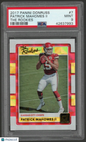 2017 Panini Donruss Patrick Mahomes II #7 PSA 9