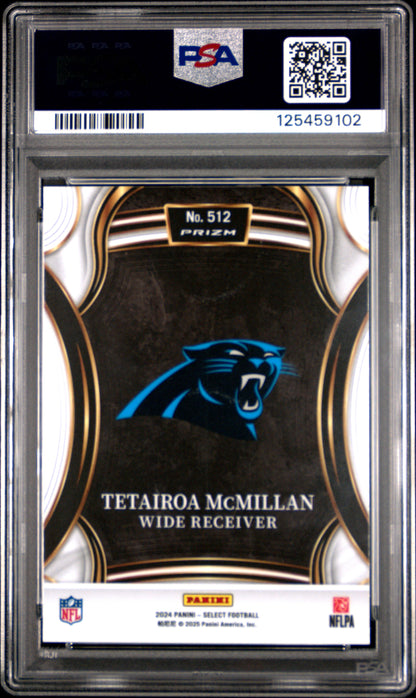 2024 Panini Select Tetairoa Mcmillan XRC #512 PSA 10