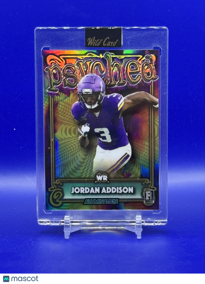 2023 Wild Card Alumination Psyched Jordan Addison #AP-JA