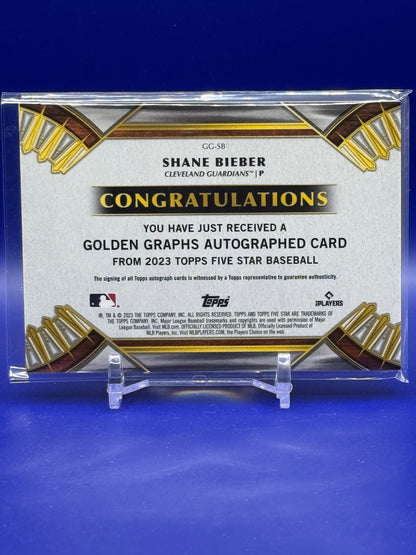 2023 Topps Five Star Shane Bieber #GG-SB