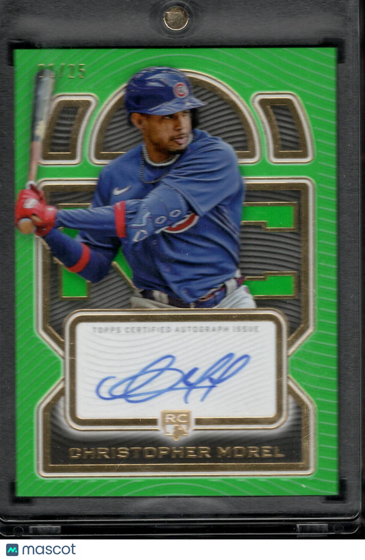 2023 Topps Definitive Collection Christopher Morel #DAC-CMO