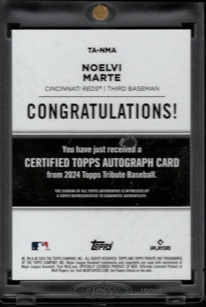 2024 Topps Tribute Noelvi Marte #TA-NMA