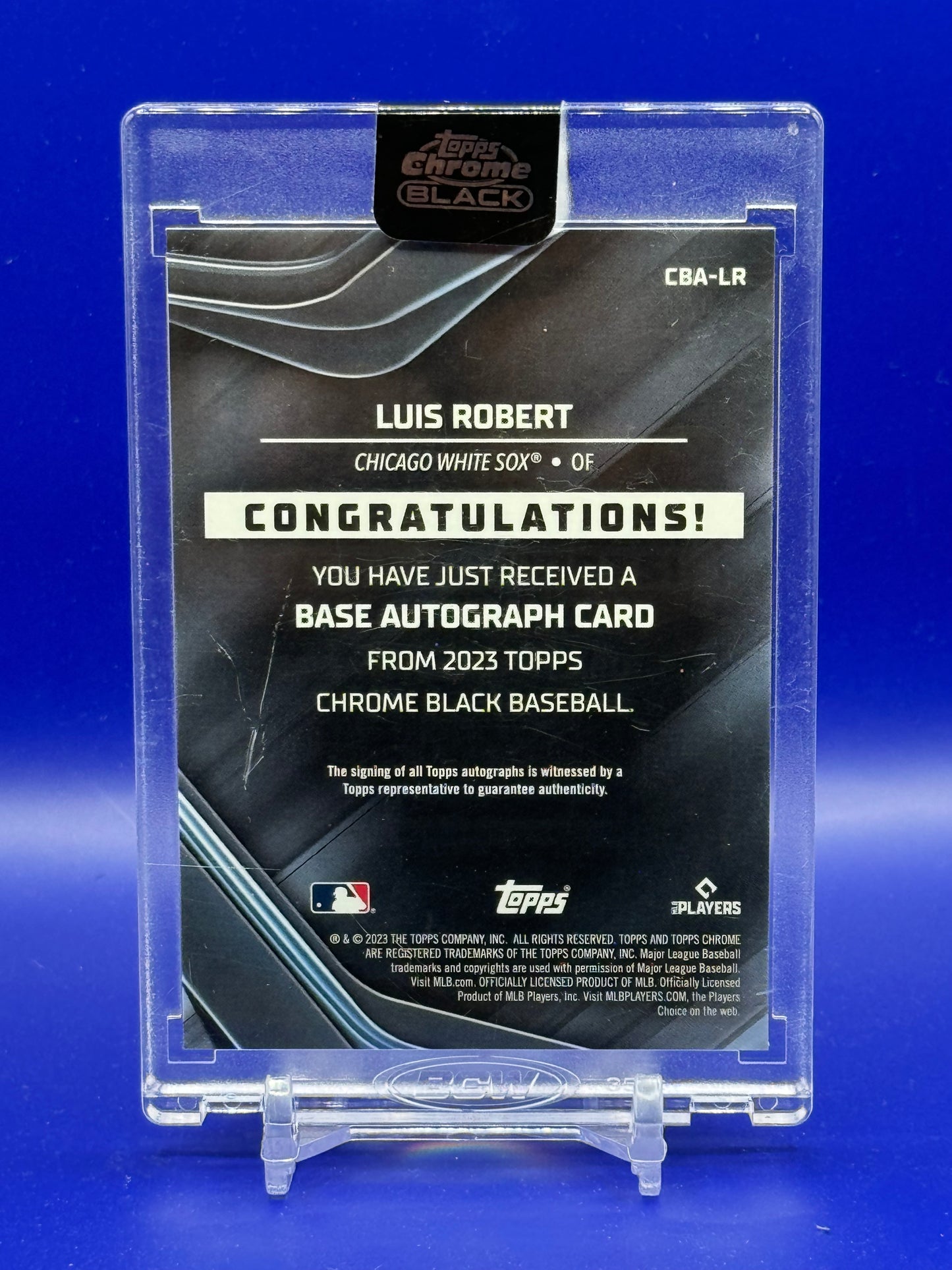 2023 Topps Luis Robert #CBA-LR