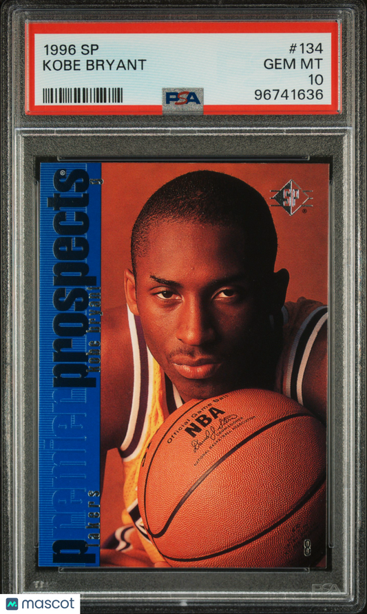 1996 SP Kobe Bryant RC #134 PSA 10