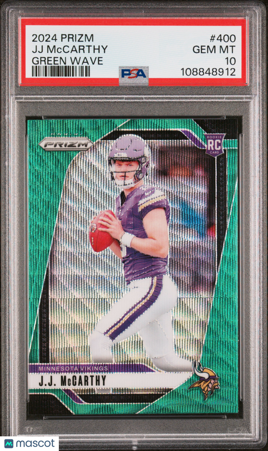 2024 Panini Prizm JJ Mccarthy #400 PSA 10