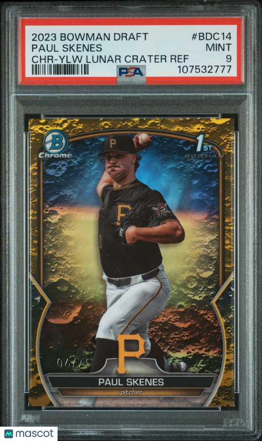 2023 Bowman Draft Paul Skenes #BDC14 PSA 9