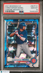 2021 Bowman Sapphire Edition Chrome Prospects Christopher Morel #BCP131 PSA 10