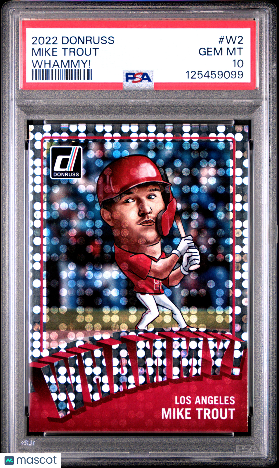 2022 Panini Donruss Whammy! Mike Trout #W2 PSA 10 - Case Hit