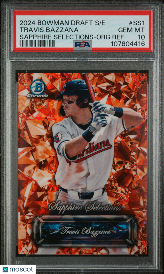 2024 Bowman Draft Sapphire Edition Travis Bazzana #SS1 PSA 10