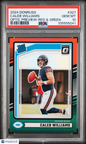 2024 Panini Donruss Caleb Williams RC - Red & Green #327 PSA 10