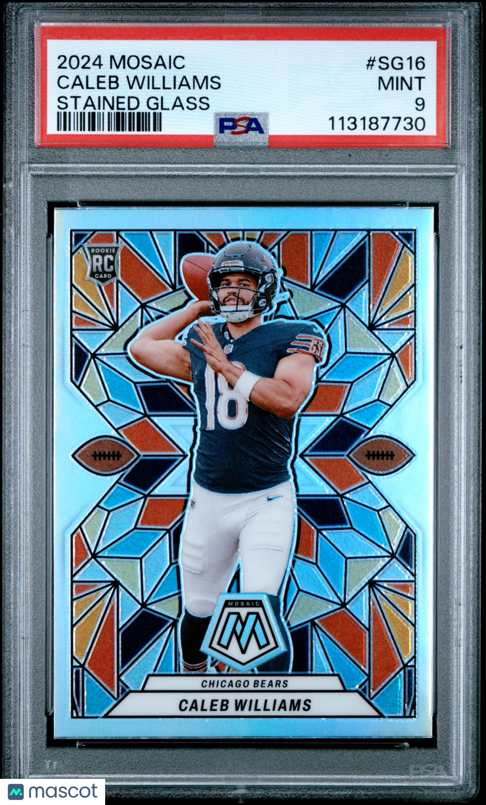 2024 Panini Mosaic Caleb Williams #SG16 PSA 9
