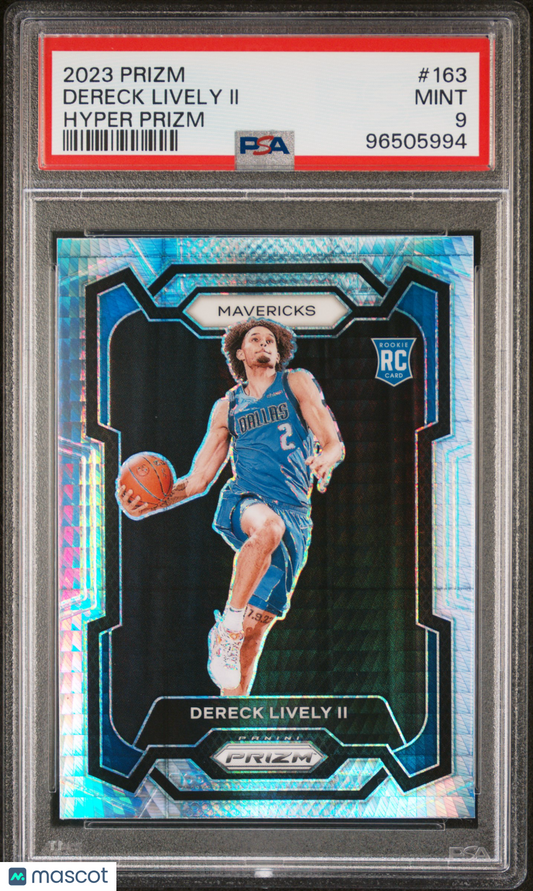 2023 Panini Prizm Dereck Lively II #163 PSA 9